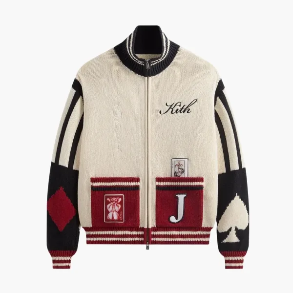 Kith x Batman Joker Wyona Full Zip Sweater Sandrift