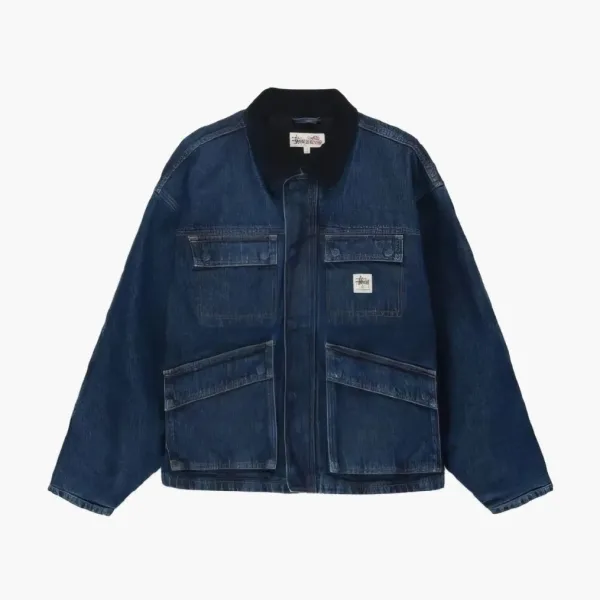 Stussy FW23 Jacket Washed Denim