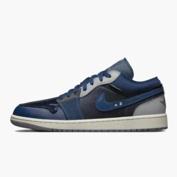 Nike Air Jordan 1 Low SE Craft Obsidian French Blue Ashen Slate White