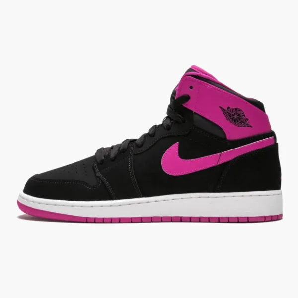 Air Jordan 1 Retro High GS Black / Vivid Pink