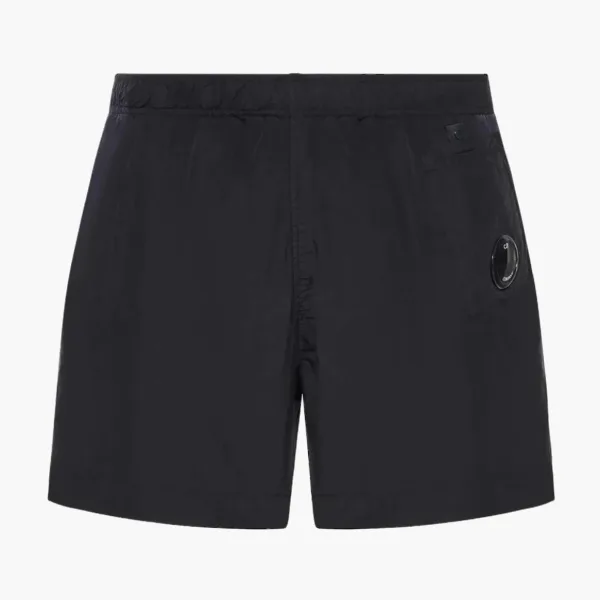 C.P. Company Flatt Nylon Lens Shorts Black