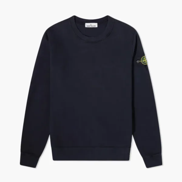 Stone Island Garment Dyed Crew Sweat Navy