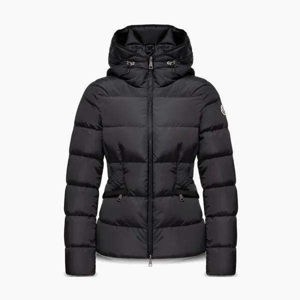 Moncler Hooded Short Down Jacket WMNS Matte Black