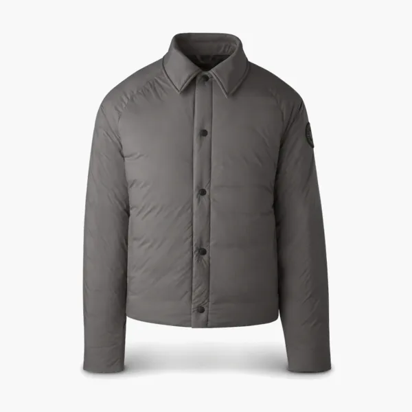 Canada Goose Lodge Coach Jacket Black Label Coastal Grey