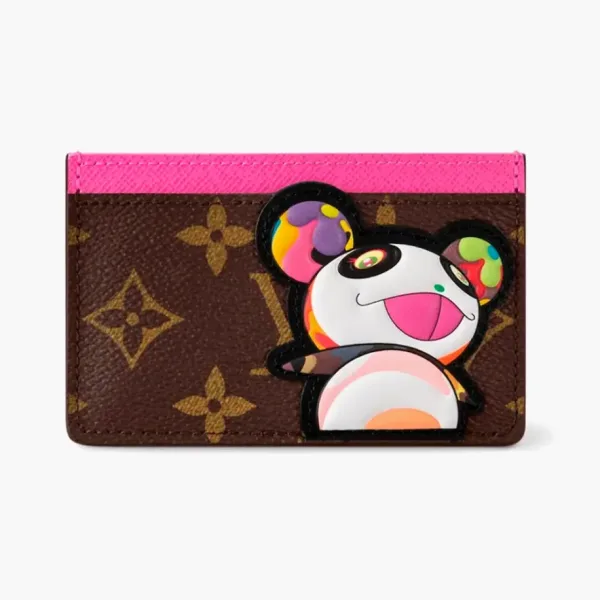 Louis Vuitton x Takashi Murakami Panda Card Holder Monogram