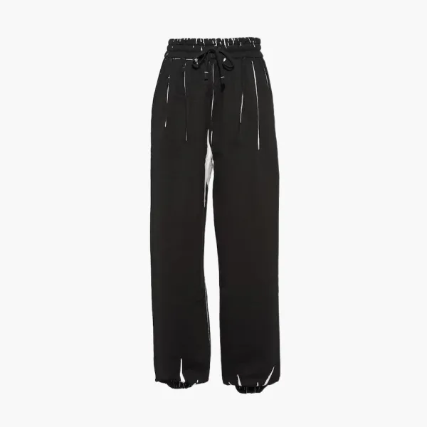 Miu Miu Knitted Sweatpants Black