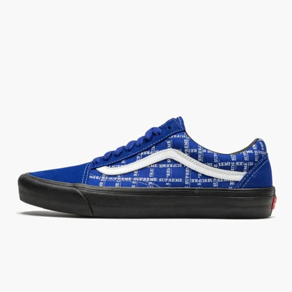 Vans Old Skool Pro Supreme - Grid Logo - Blue