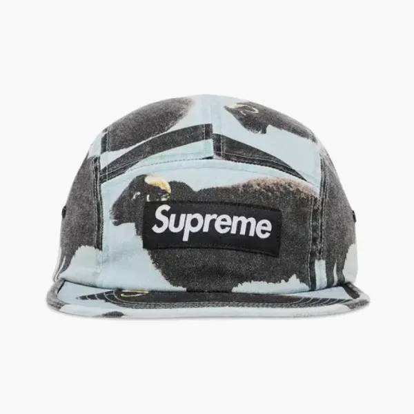 Supreme x Damien Hirst Camp Cap Black