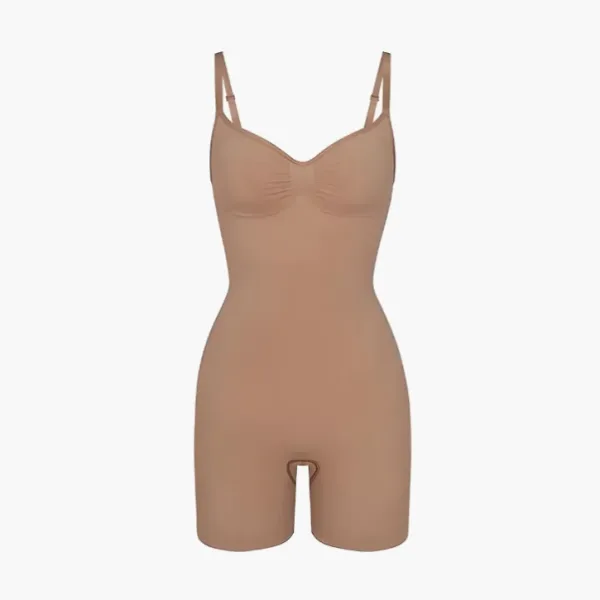 Skims like Body shaping clothing with abdominal lifting and hip shaping Ochre/SIENNA
