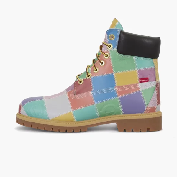 Timberland 6 Inch Premium Waterproof Boot x Supreme Patchwork - Multi-Color
