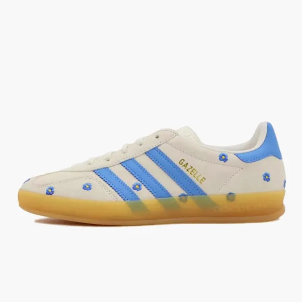 Adidas Gazelle Indoor WMNS Light Blue Floral Embroidery