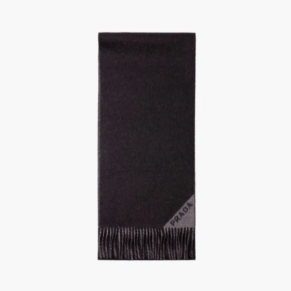 Prada Double Сashmere Scarf Slate/Anthracite
