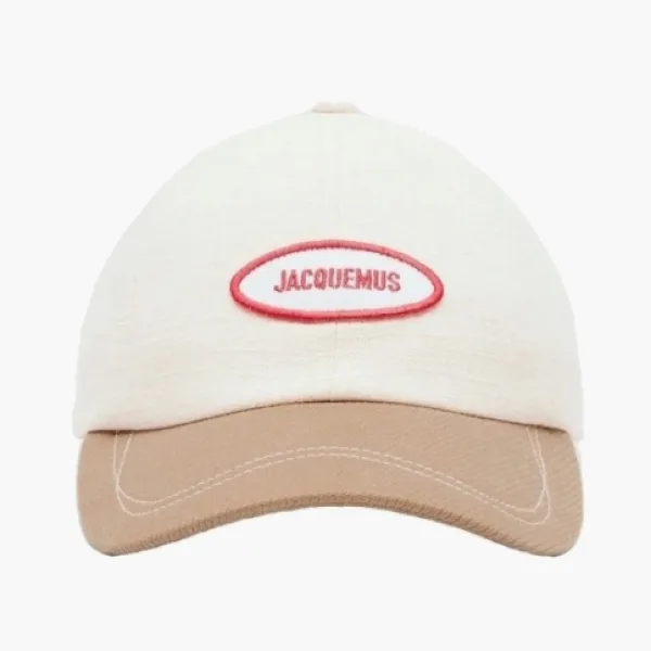 Jacquemus The Gelato Cap Off White / Light Brown