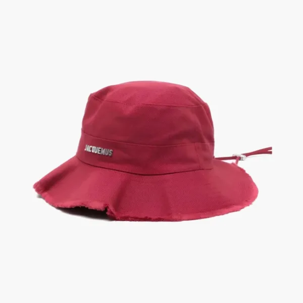 Jacquemus Cotton Hat Cherry