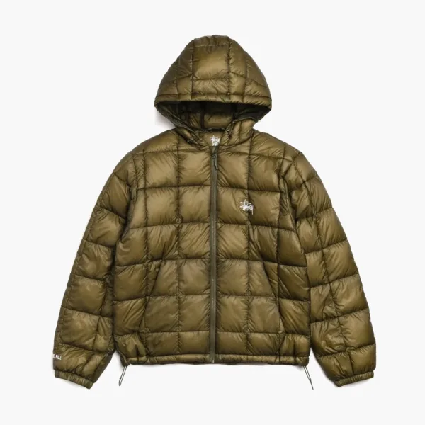 Stussy Midweight Puffer Jacket Olive