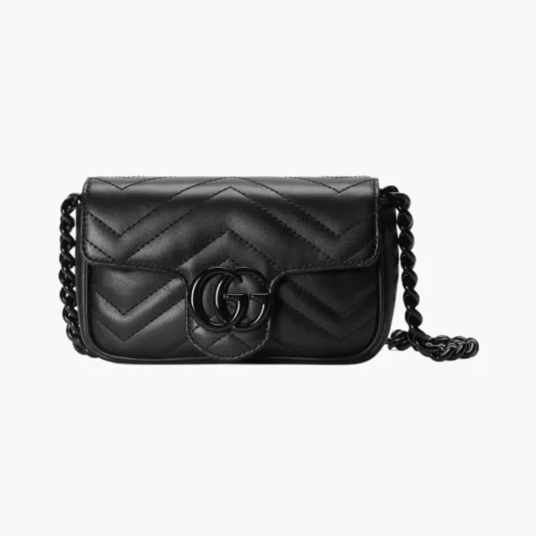 Gucci Gg Marmont Belt Bag Black