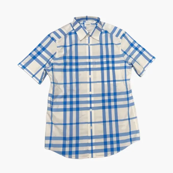 Burberry Shirts Men Blue