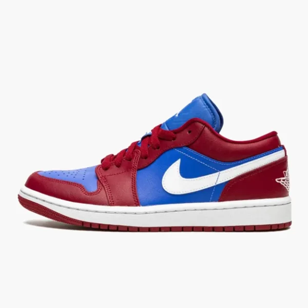 Air Jordan 1 Low WMNS Pomegranate / Medium Blue