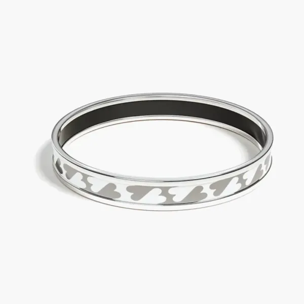 Hermès Palmettes Composees bangle Silver