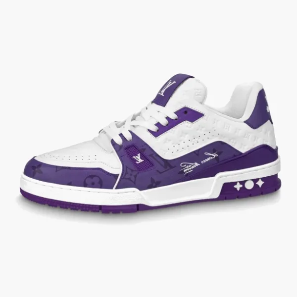 Louis Vuitton Trainer Purple Monogram
