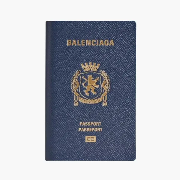 Balenciaga Passport Holder Blue