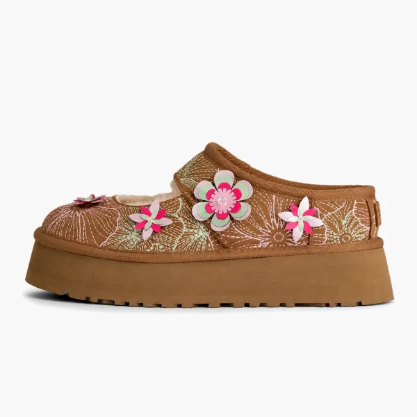 UGG Bea Mary Jane Meadow WMNS Chestnut