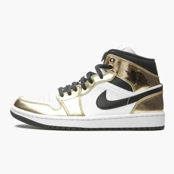Air Jordan 1 Mid SE Metallic Gold
