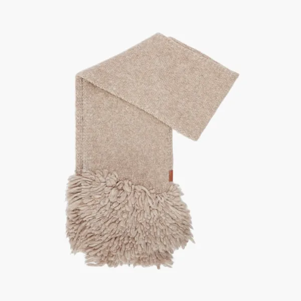 Loewe Scarf in Alpaca Blend Beige