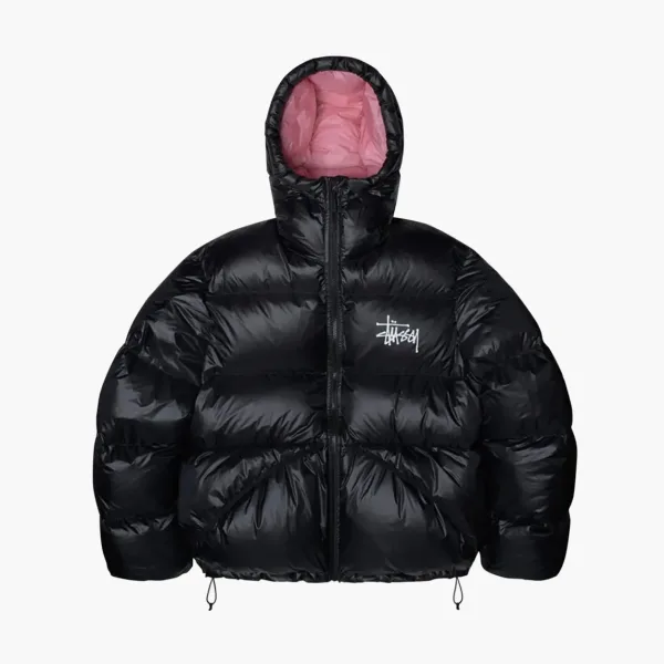 Stussy Micro Ripstop Down Parka Black