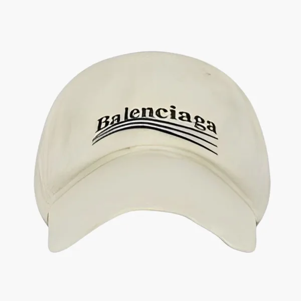 Balenciaga Political Campaign Destroyed Cap Beige