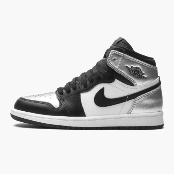 Air Jordan 1 Retro High PS Silver Toe Kids
