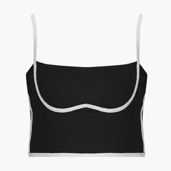 Alo Yoga Airbrush Streamlined Bra Tank Black