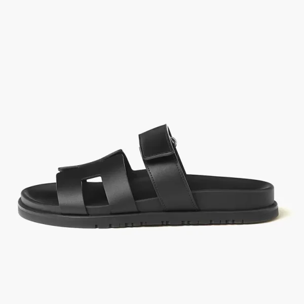 Hermes Chypre Sandal Calfskin Leather WMNS Noir