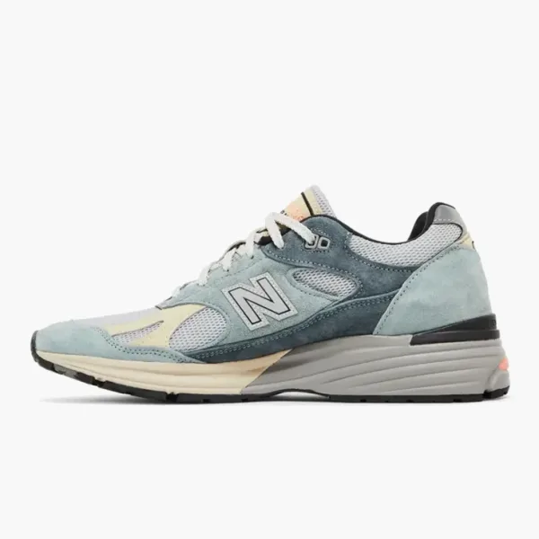 New Balance 991v2 Made in England Silver Blue Turbulence