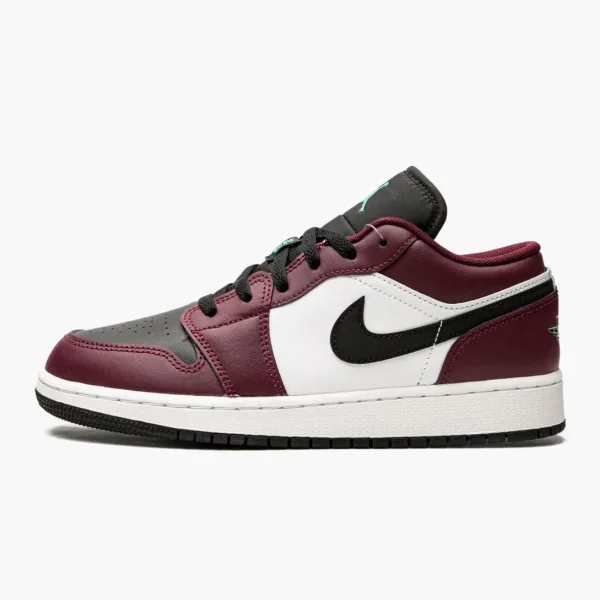 Air Jordan 1 Low GS Dark Beetroot Roma Green