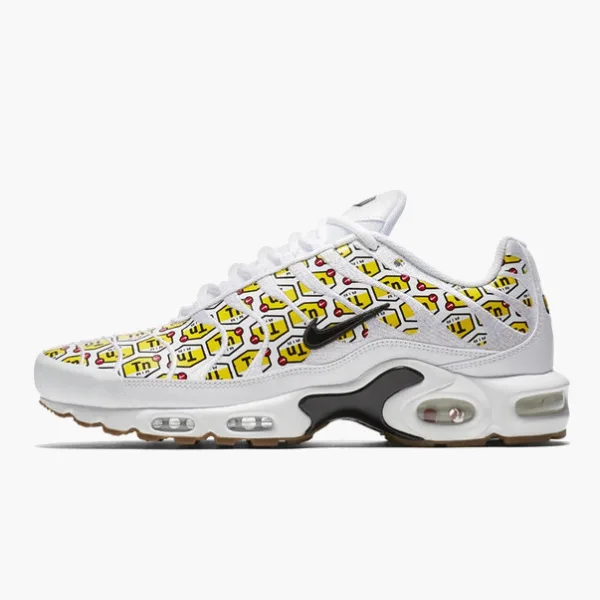 Nike Air Max Plus QS WHITE/BLACK-GUM YELLOW