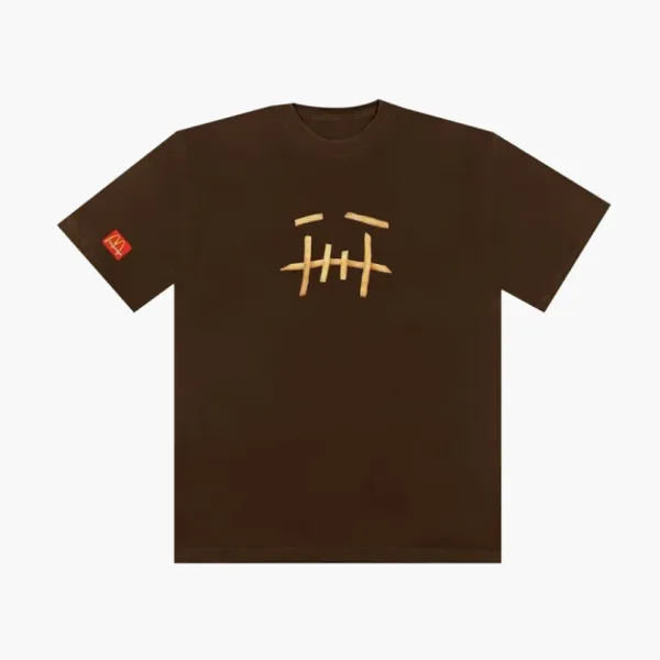Travis Scott Cactus Jack x Mcdonald Tee Brown