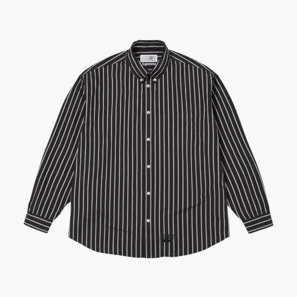 Supreme x MM6 Maison Margiela Stripe Shirt Black