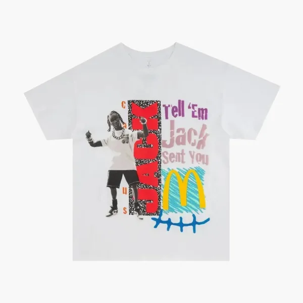 Cactus Jack by Travis Scott x McDonald's Smile T-Shirt White