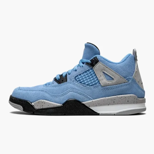 Air Jordan 4 Retro PS University Blue Kids
