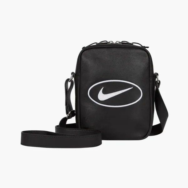 Supreme x Nike Leather Shoulder Bag Black