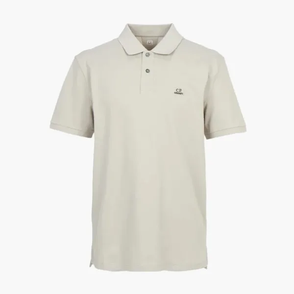 C.P. Company Stretch Piquet Short Sleeve Polo Dove