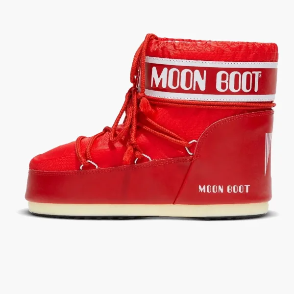 Moon Boot Icon Low Nylon Red