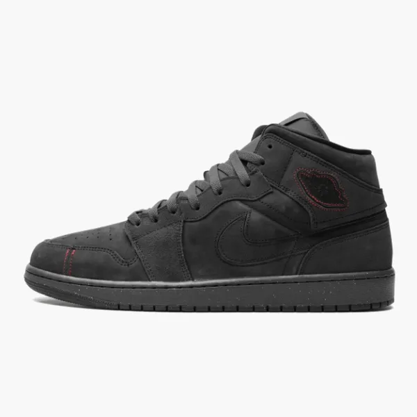 Air Jordan 1 Mid SE Craft Dark Smoke Red