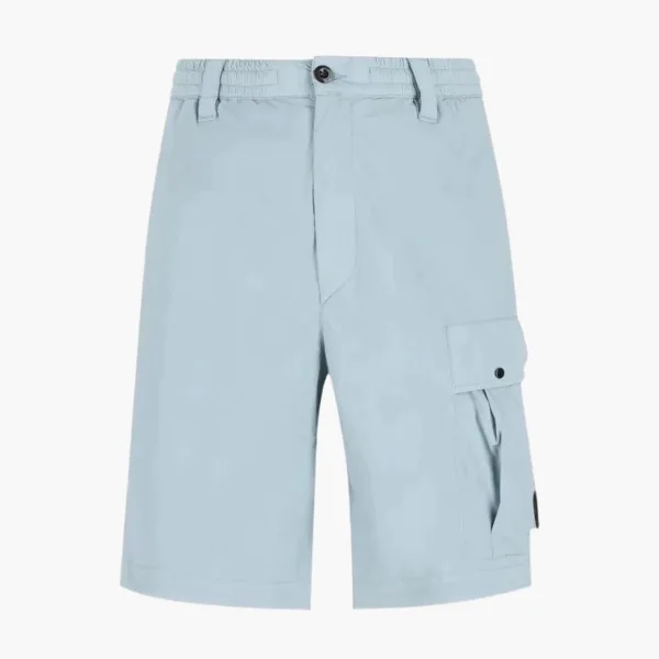 C.P. Company Stretch Cotton Cargo Bermuda Shorts Blue