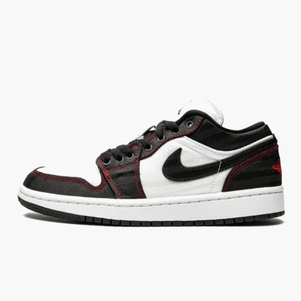 Air Jordan 1 Low SE Utility WMNS White Black Gym Red
