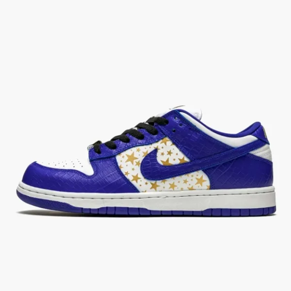 Nike SB Dunk Low Supreme - Stars - Hyper Blue