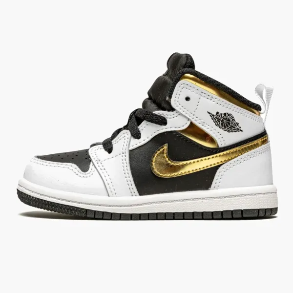 Air Jordan 1 Mid TD White / Gold