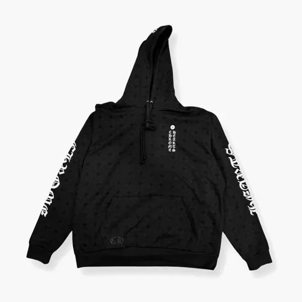 Chrome Hearts Plus Cross Horseshoe Hoodie Black