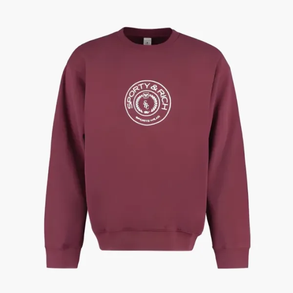 Sporty & Rich logo-print Cotton Sweatshirt Rwd